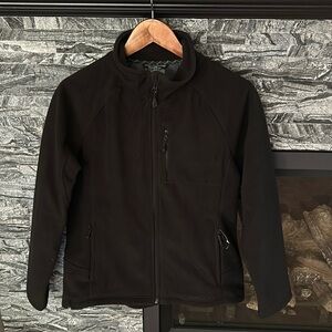 WindRiver Heavyweight Fleece BNWT Full Zip, Side and Chest Zip Pockets Black